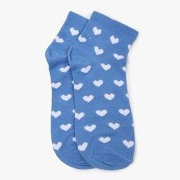 yousta Women Heart Print Ankle-Length Socks-picture-4