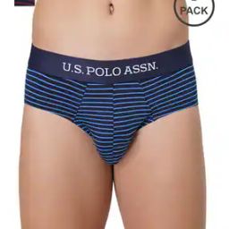 Pack of 2 Horizontal Stripe Antibacterial EB005 Briefs-picture-44