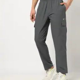 Men Straight Fit Track Pants-image-3