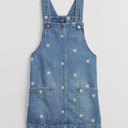 Floral Print Dungaree with Pockets-image-44
