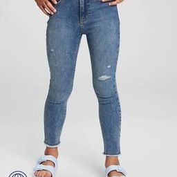 Girls Mid-Wash High-Rise Skinny Fit Jeggings-picture-29