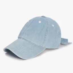 Women Denim Cap with Tie-Up-image-6