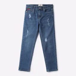 Lightly Washed Slim Fit Jeans-44