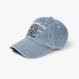 Men Embroidered Denim Baseball Cap-image-75