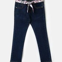 united colors of benetton Lightly Washed Slim Fit Jeans with belt-picture-7