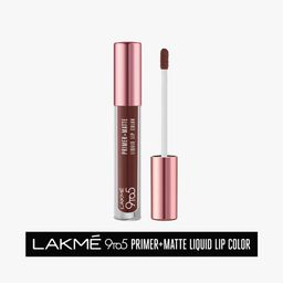 lakme 9 to5 Primer & Matte Liquid Lip Color- MB3 image 1