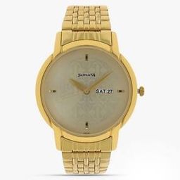 Men Water-Resistant Analogue Watch-NT77031YM04-image-15