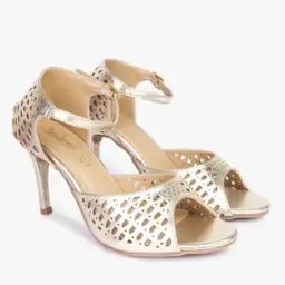 Women Peep-Toes Stilettos with Cut-Work Pattern-image-22