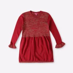 Textured Round-Neck Sweater Dress-picture-51