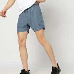Men Logo Print Regular Fit Shorts with Insert Pockets-picture-15