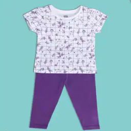 Floral Print T-Shirt & Pant Set-picture-35