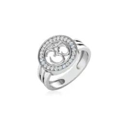 Om Deva Gold Diamond Mens Ring-image-24