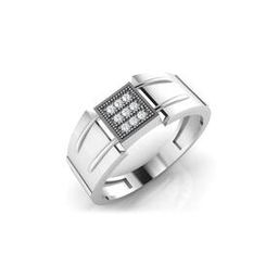 Rudra Gold Diamond Mens Ring-image-4
