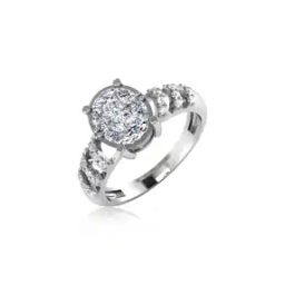 White Gold Shrishti Solitaire Ring-image-23