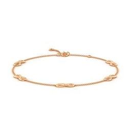 Women White Gold Geometric Anklet-image-49
