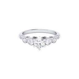 White Gold Stone-Studded Nandini Ring-image-33