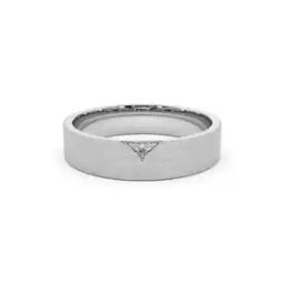 Men White Gold Sezz Diamond Lab Grown Diamond-Studded Band Ring-image-85