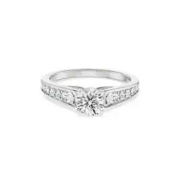 Women Yellow Gold Harlow Pave Lab Grown Diamond Band Ring-image-22