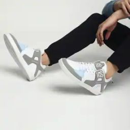 Men Panelled Lace-Up Sneakers-image-13