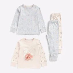 Pack of 2 Graphic Print Nightsuit Set-image-10