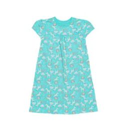 Printed A-line Dress with Cap Sleeves-image-61