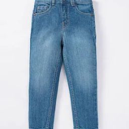 Boys Light-Wash Slim Fit Jeans-32