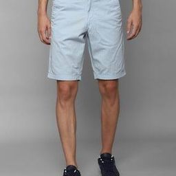 Printed Flat-Front Shorts-3