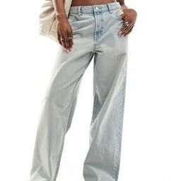 Women Heavy-Wash Wide Leg Slouchy Jeans-image-44