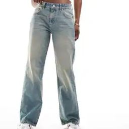 Women Heavy-Wash Baggy Boyfriend Jeans-image-95