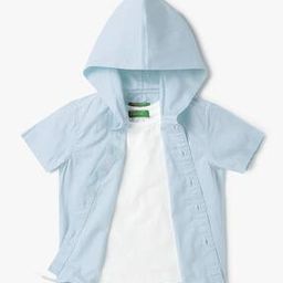 Boys Printed Regular Fit Hooded Shirt with T-Shirt-picture-22