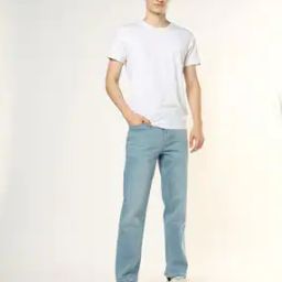 Men Stone-Wash Straight Fit Jeans-image-73