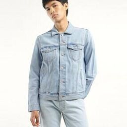 Men Regular Fit Denim Jacket with Flap Pockets-image-64