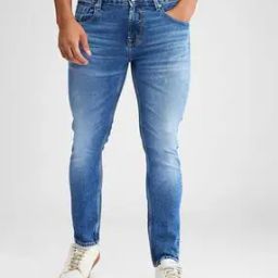 Men Mid-Wash Slim Fit Jeans-image-62