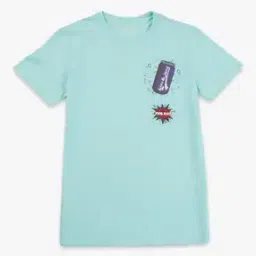 Graphic Print Crew-Neck T-Shirt-image-98