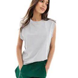 Women Drop Armhole Round-Neck Tank Top-image-65