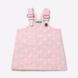 Brand Print Dungaree Dress-image-59
