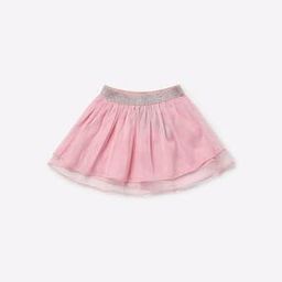Tulle A-line Skirt with Shimmery Elasticated Waistband-picture-25