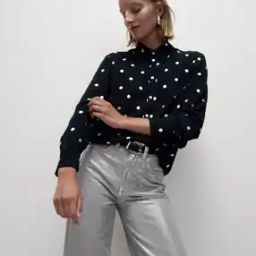 Women Polka-Dot Print Regular Fit Shirt-picture-16