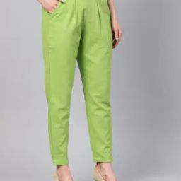 Pleated Cotton Pants with Insert Pockets-picture-10