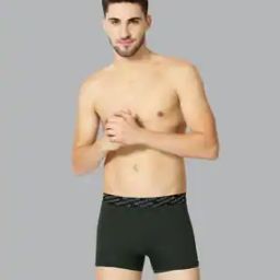 4 Way Stretch & 3D Logo Waistband Tactel Trunks-image-76