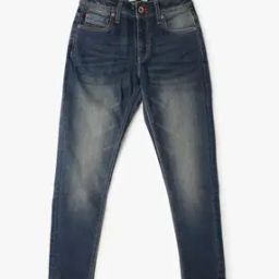 Boys Mid-Wash Regular Fit Jeans-image-32