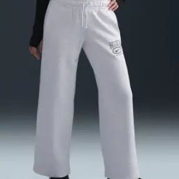 Women Heathered Club Wide-Leg Pants-image-5