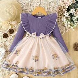 Girls Embroidery Dress-image-30