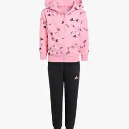 Printed Hooded Tracksuit Set-image-42