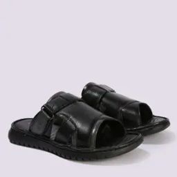Men Leather Slip-On Sandals-41