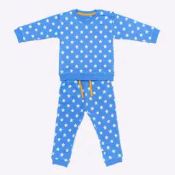 Star Print Round-Neck Sweatshirt & Joggers Set-image-18