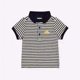 Striped Polo T-shirt-image-7