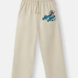 nauti nati Girls Typographic Print Straight Fit Trousers-picture-16