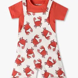 Boys All-Over Print T-Shirt & Dungaree Set-image-10