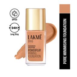 lakme 9 to 5 Powerplay Priming Foundation Built In Primer SPF20 - Cool Walnut image 1